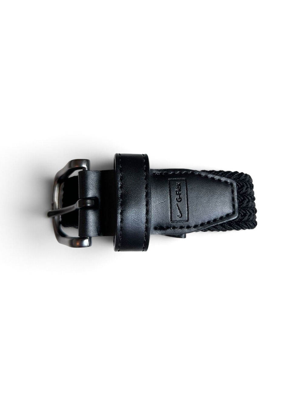 Nike Men’s Golf G-Flex Stretch Woven Braided Black Belt Size M